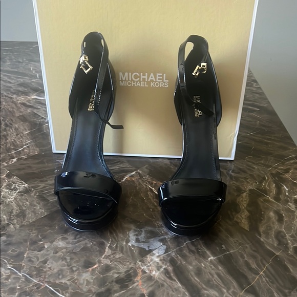 Michael Kors Black Women's Heels - Picture 1 of 3